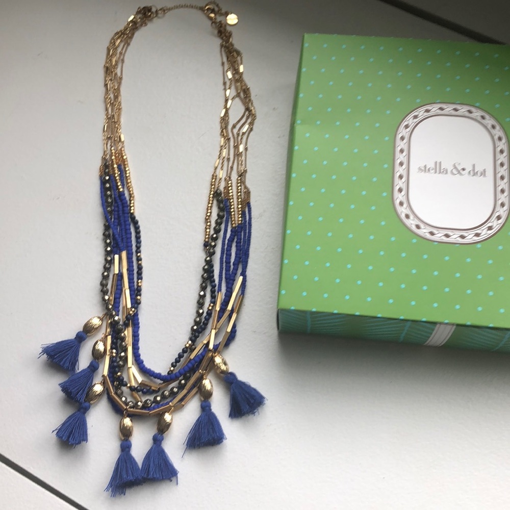 Stella & Dot Tulum Tassel Necklace